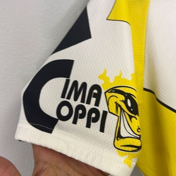 Jolly Wear Men's Cima Coppi‎ 1/4 Zip Short Sleeve Cycling Bikers Jersey Size XXL - Picture 2 of 9